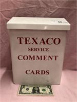 Reproduction Texaco Service comment card box