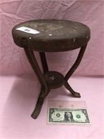 Antique milking stool