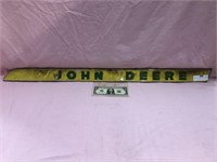 John Deere name plate off from tractor 37”
