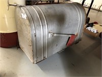 Large metal mailbox 24”x 10”