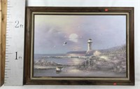 Oceanside Lighthouse Original Painting