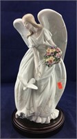 Large Retired Lladro Flowers of Peace Statue