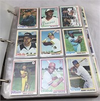 Binder of 660+ 1978 Baseball Cards