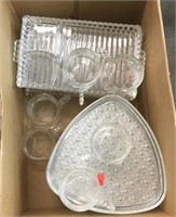 Vintage Glass Luncheon Sets