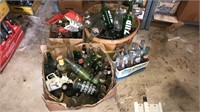 Large group of soda bottles and others plus a