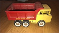 Structo Stamped steel dump truck, 11 1/2 inches