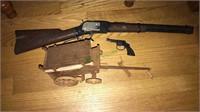 Mattel Winchester toy rifle, small plastic