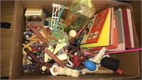 Box lot of miscellaneous small toys including