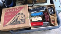 Marx Diesel type electric train set with the