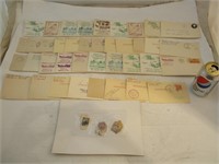 39 enveloppes oblitérés + timbres US