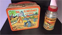 Vintage Aladdin Flintstones and Dino lunch box