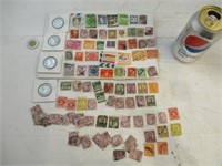 4x 1979 Liberty Dollars et timbres US