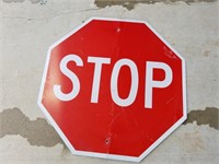 L- METAL STOP SIGN