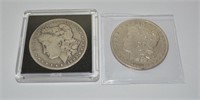 Choice (2) 1903 S Morgan silver dollar, G4, Key