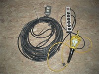 Electric Cord & Work Light 1 Lot