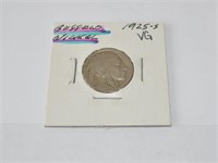 1925 S Buffalo nickel, VG