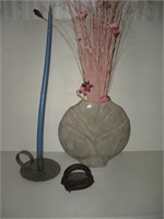 Vase - Iron - Candle Holder 1 Lot