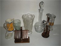 Assorted Glass & Bar Items 1 Lot