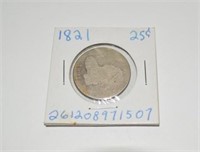 1821 capped bust quarter