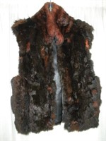 Fur Vest Size Medium