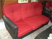 Wicker Couch 32 x 36 x 78