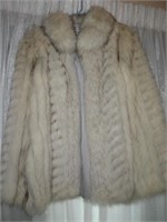 Saga Fox Fur Jacket Size Medium