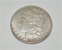 1896 Morgan silver dollar, MS65+