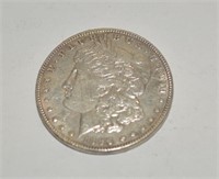 1896 Morgan silver dollar, AU+