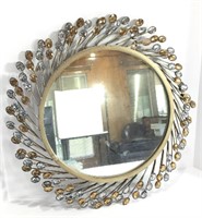 Round Decorative Mirror Surrounded by