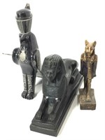 Carved Stone Egyptian Figurines including