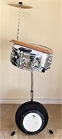 Chrome Snare Drum with Remo Head and