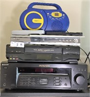 Selection of Electronics Including Sanyo DVD