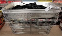 Lot Of Aluminum Pans Holders And Plastic Tongs