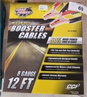 New In Box Road Power Booster Cables Jumper