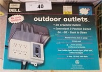 Hubbell Outdoor Outlet New In Box 6 Grounded