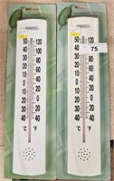 2 New Springfield Big & Bold Thermometers 90111