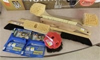 Lot Of New Brushes & Squeegees