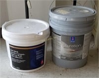 New Bucket Of Tile Adhesive & Exterior Paint