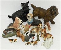 Assortment of Dog Figurines (lot of 15)