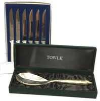 Rada Cutlery Knives and Towle Serving