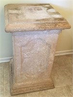 Square Pedestal with Inset Panels