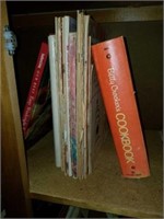 Lot of 17 Estate Cookbooks, Music Hymm Books, etc