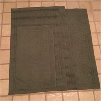 Set of Rubber Backed Area Rugs
