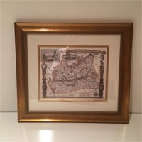 Framed Map Print