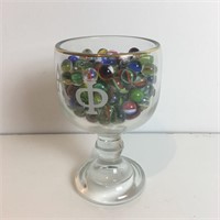 Assortment of Vintage Marbles