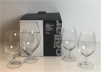 Set of 4 Krosno Iced Beverage Glasses