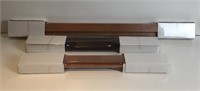 Trio of Wooden Floating Wall Shelves