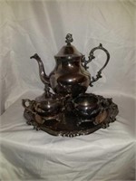 Awesome Vintage Silver Plate Coffee Service