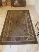 Area rug olive color