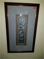 Beautiful Framed Oriental Silk 2 of 2